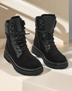 New Damskie botki workery Ferrinole Workery|Botki Z Delikatnym Ociepleniem