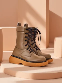 New Damskie botki workery Megie Workery|Botki Z Delikatnym Ociepleniem