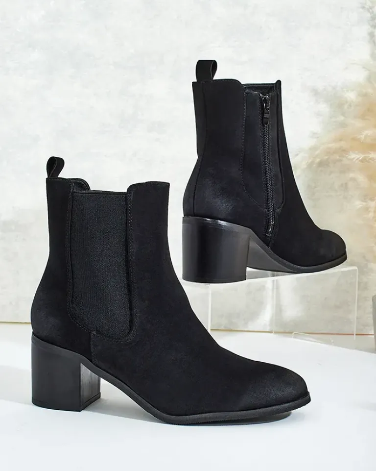 Sale Damskie botki Tewiz Botki Bez Ocieplenia|Botki Na Słupku