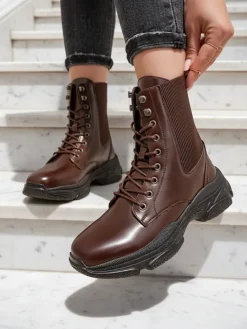 Online Damskie botki typu workery Ronoppa Workery|Botki Z Delikatnym Ociepleniem