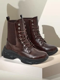 Online Damskie botki typu workery Ronoppa Workery|Botki Z Delikatnym Ociepleniem