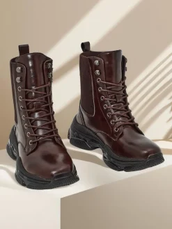 Online Damskie botki typu workery Ronoppa Workery|Botki Z Delikatnym Ociepleniem