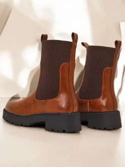 Best Damskie botki Masolina Botki Z Delikatnym Ociepleniem|Botki Na Platformie