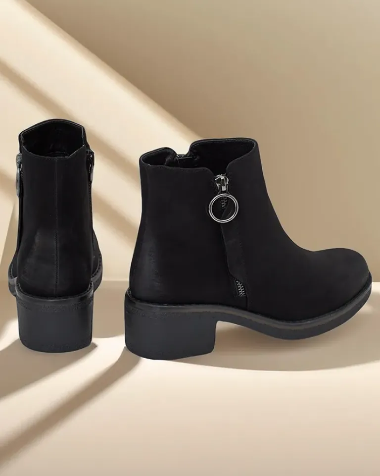 Best Damskie botki Milo Botki Z Delikatnym Ociepleniem|Botki Na Słupku