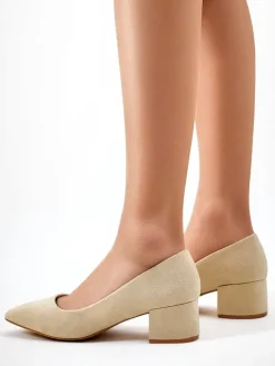 Discount Damskie czółenka na niskim obcasie Bosanna Klasyczne