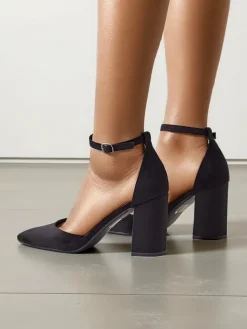 Clearance Damskie czółenka eko zamszowe Caldesse Klasyczne