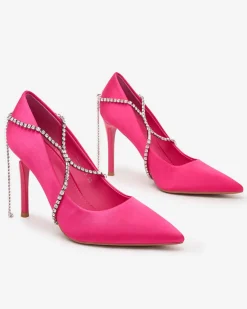 Online Damskie czółenka z cyrkoniami Abeccar Klasyczne