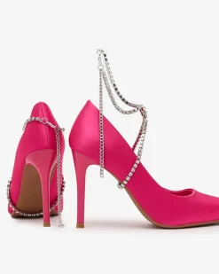 Online Damskie czółenka z cyrkoniami Abeccar Klasyczne