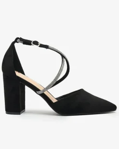 Discount Damskie czółenka z cyrkoniami Briticca Buty Na Wielkie Wyjście|Klasyczne