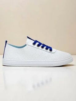 Sale Damskie eko skórzane trampki Next Step Trampki