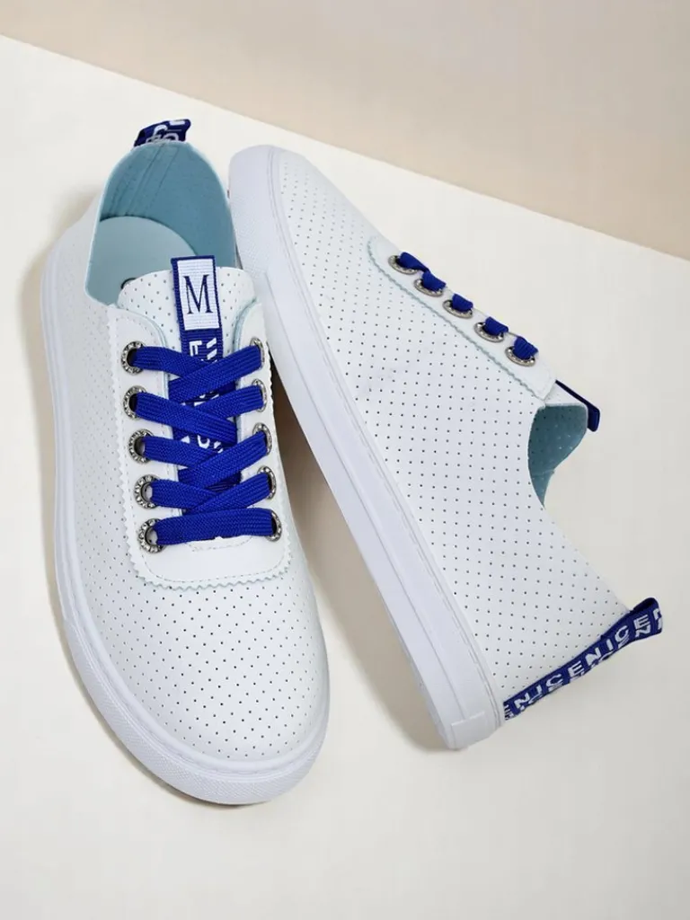 Sale Damskie eko skórzane trampki Next Step Trampki