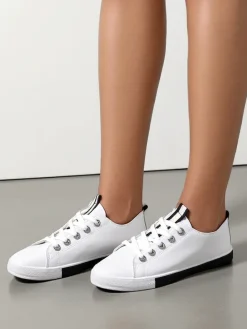 Best Damskie eko skórzane trampki Tarene Trampki