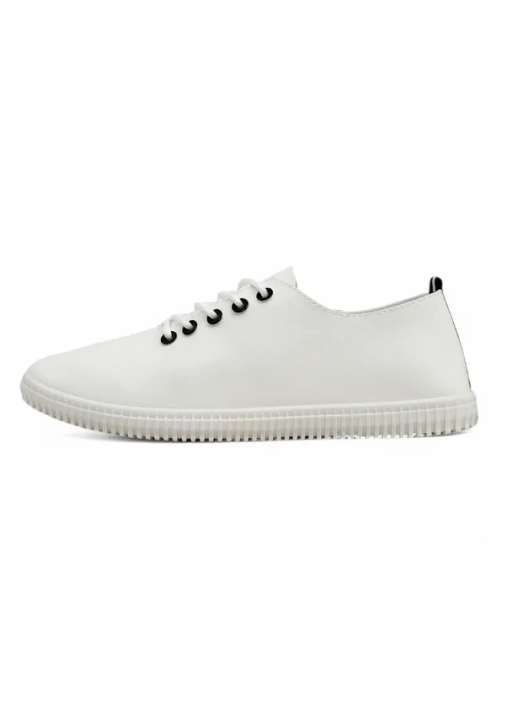 Outlet Damskie eko skórzane trampki Tonete Trampki