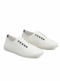 Outlet Damskie eko skórzane trampki Tonete Trampki