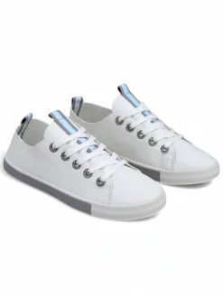 Clearance Damskie eko skórzane trampki Tarene Trampki