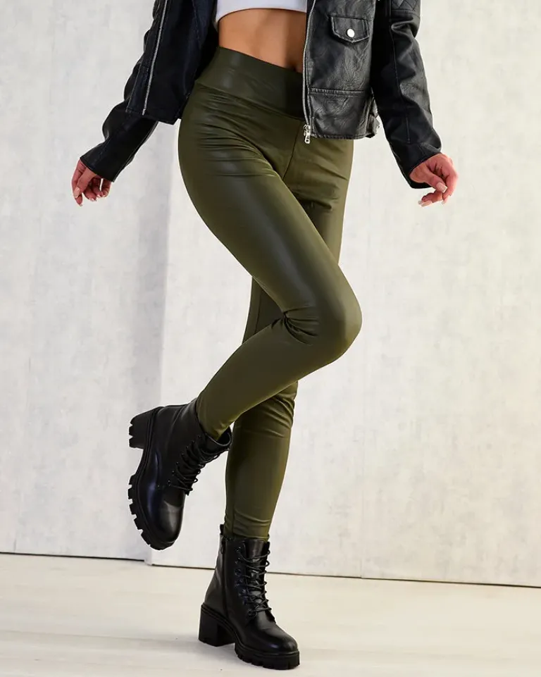 Best Damskie eko-skórzane legginsy Eko Skórzane|Legginsy / Tregginsy