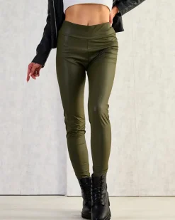 Best Damskie eko-skórzane legginsy Eko Skórzane|Legginsy / Tregginsy