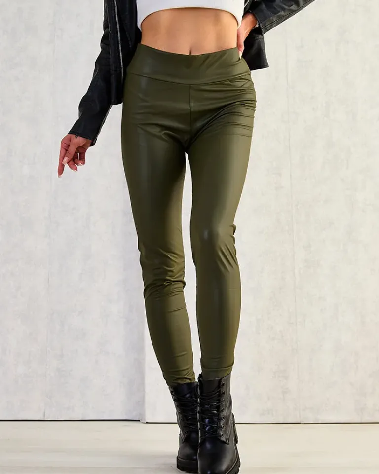 Best Damskie eko-skórzane legginsy Eko Skórzane|Legginsy / Tregginsy