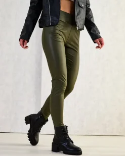 Best Damskie eko-skórzane legginsy Eko Skórzane|Legginsy / Tregginsy