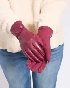 Online Damskie eko-skórzane rękawiczki Damskie Rękawiczki