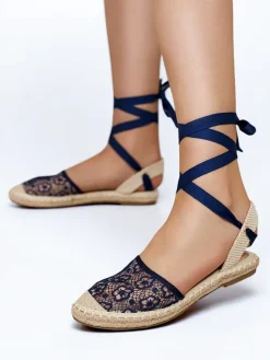 Damskie espadryle Loppotia Espadryle Płaskie