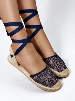 Damskie espadryle Loppotia Espadryle Płaskie