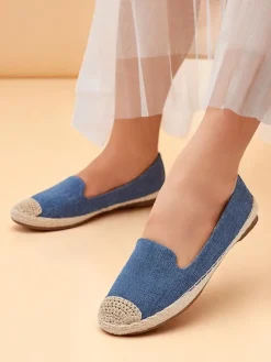 Best Damskie espadryle eko zamszowe Bombei Espadryle Płaskie