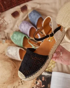 Outlet Damskie espadryle Fopett Espadryle Płaskie