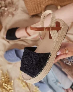Hot Damskie espadryle Follet Espadryle Płaskie