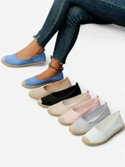 Damskie espadryle eko zamszowe Aroles Espadryle Płaskie