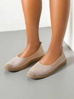 Damskie espadryle eko zamszowe Aroles Espadryle Płaskie