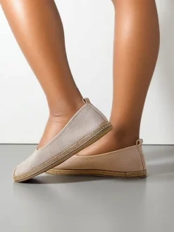 Damskie espadryle eko zamszowe Aroles Espadryle Płaskie