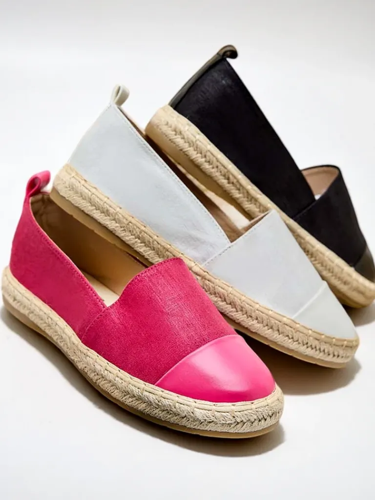 Clearance Damskie espadryle Evellaz Espadryle Płaskie