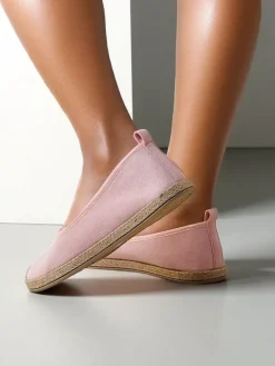 Hot Damskie espadryle eko zamszowe Aroles Espadryle Płaskie
