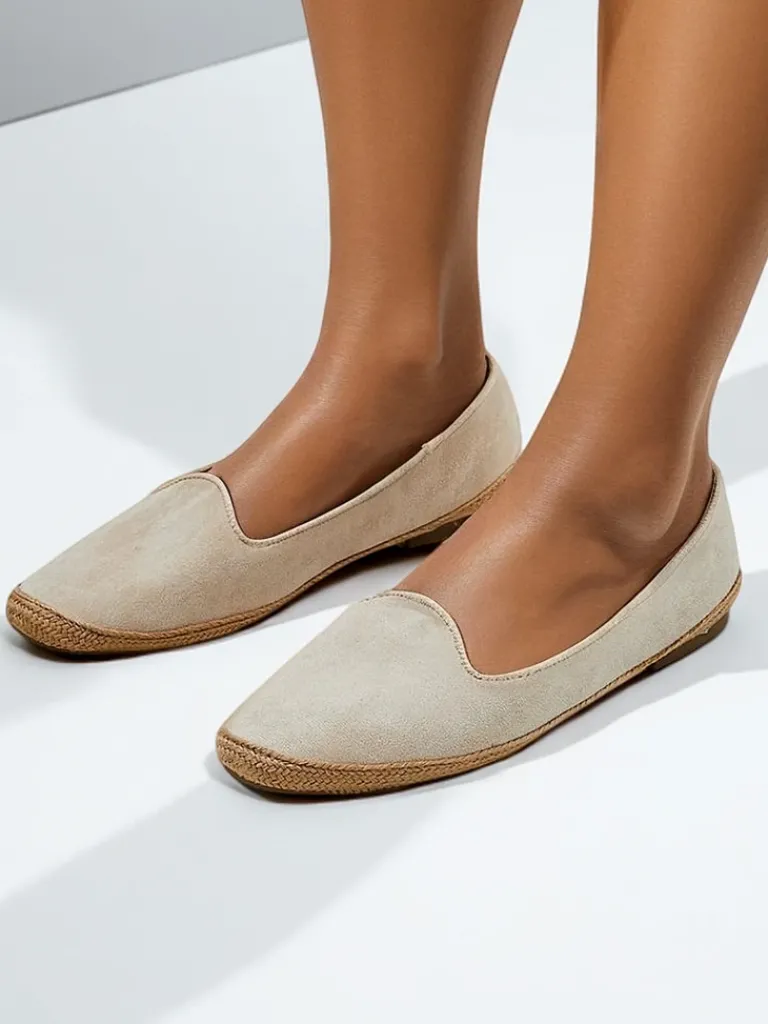 Clearance Damskie espadryle eko zamszowe Emmeno Espadryle Płaskie