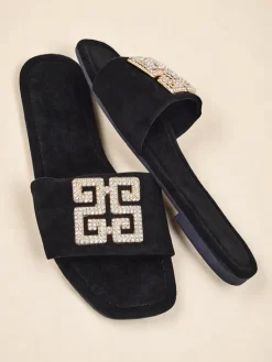 Damskie klapki na płaskiej podeszwie Zamila Ugc|Klapki Płaskie