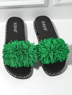 Best Damskie klapki na płaskiej podeszwie Flora Blide Klapki Płaskie