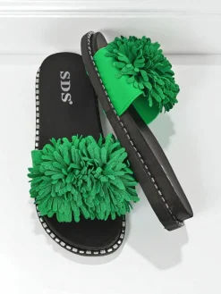 Best Damskie klapki na płaskiej podeszwie Flora Blide Klapki Płaskie