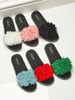 Best Damskie klapki na płaskiej podeszwie Flora Blide Klapki Płaskie