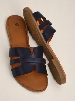 Sale Damskie klapki na płaskiej podeszwie Livia Soft Klapki Płaskie