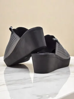 Online Damskie klapki na koturnie Luna Wedge Klapki Na Obcasie