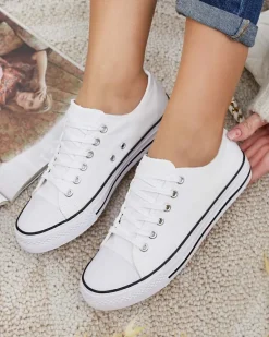 Outlet Damskie klasyczne sznurowane trampki Ogisea Trampki