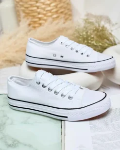 Outlet Damskie klasyczne sznurowane trampki Ogisea Trampki