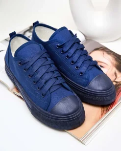 Damskie klasyczne sznurowane trampki Seleas Trampki