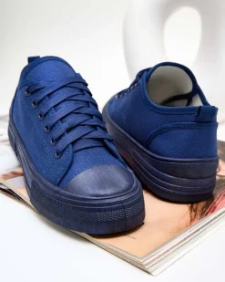 Damskie klasyczne sznurowane trampki Seleas Trampki