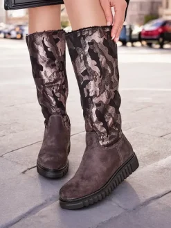 Hot Damskie kozaki do kolana Molis Kozaki Z Ociepleniem|Kozaki Do Kolana