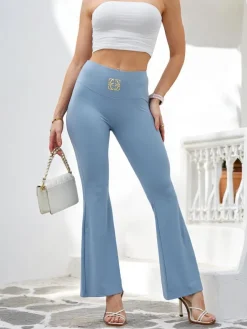 Hot Damskie legginsy z poszerzanymi nogawkami Legginsy / Tregginsy