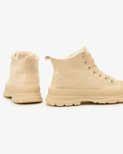 Best Damskie ocieplane buty sportowe a'la trampki Benvilo Damskie Trampki|Ocieplane