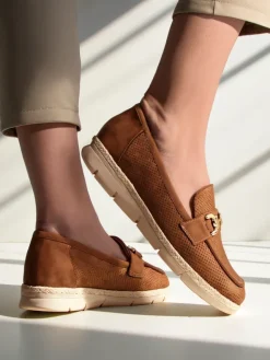 Sale Damskie półbuty z ozdobą na nosku Fifon Półbuty