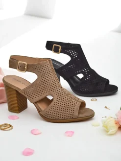 Online Damskie sandały na słupku ażurowe Abetle Buty Na Wielkie Wyjście|Sandały Na Słupku